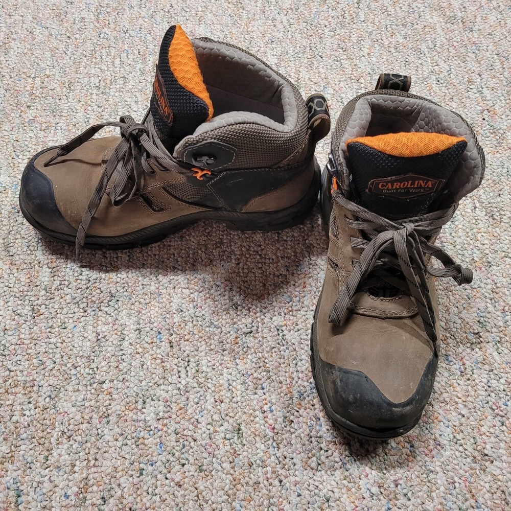 Carolina Boots Mens 8.5 D Brown‎ Duke Waterproof Composite Toe Hiker Work Shoe - Picture 2 of 12
